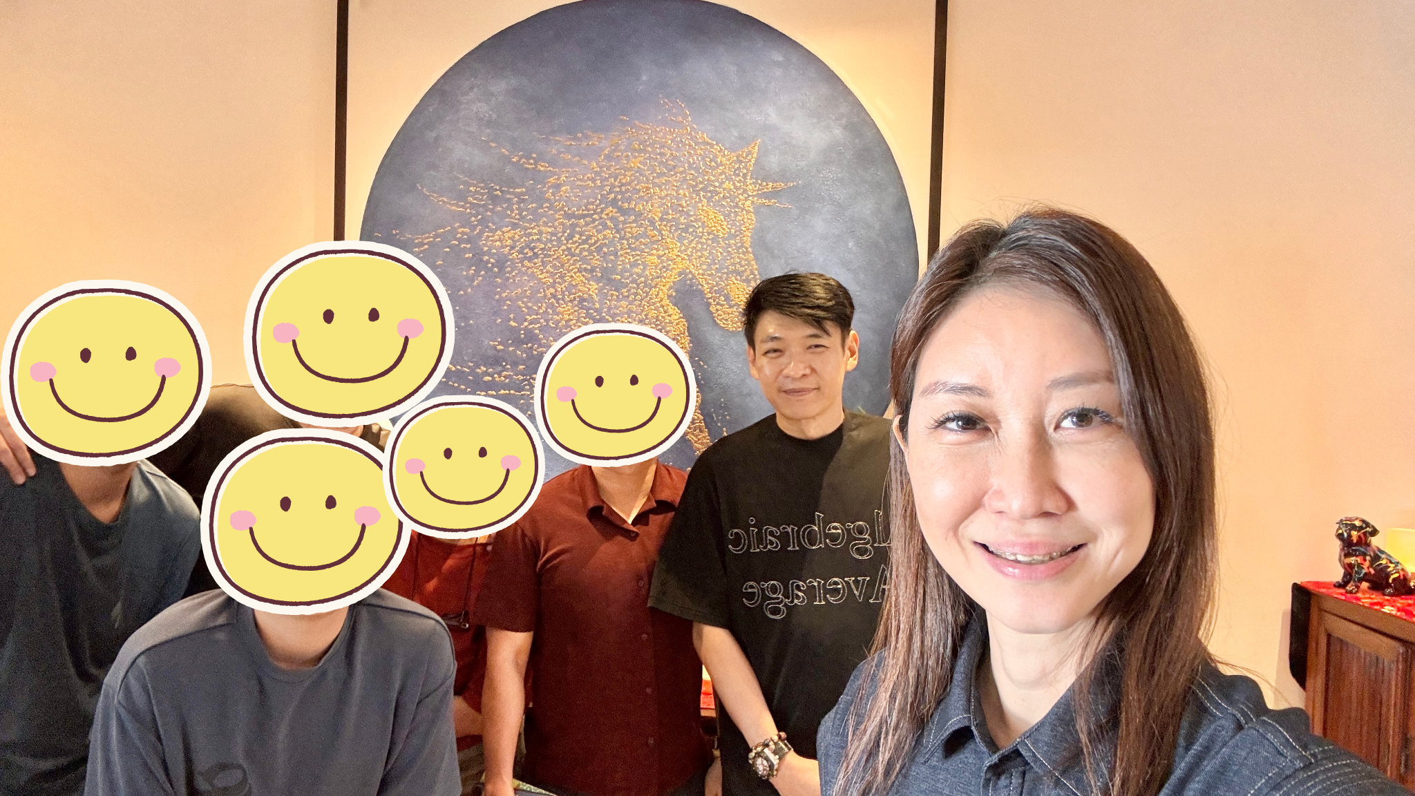 Kelly and Mark Yu with satisfied client
